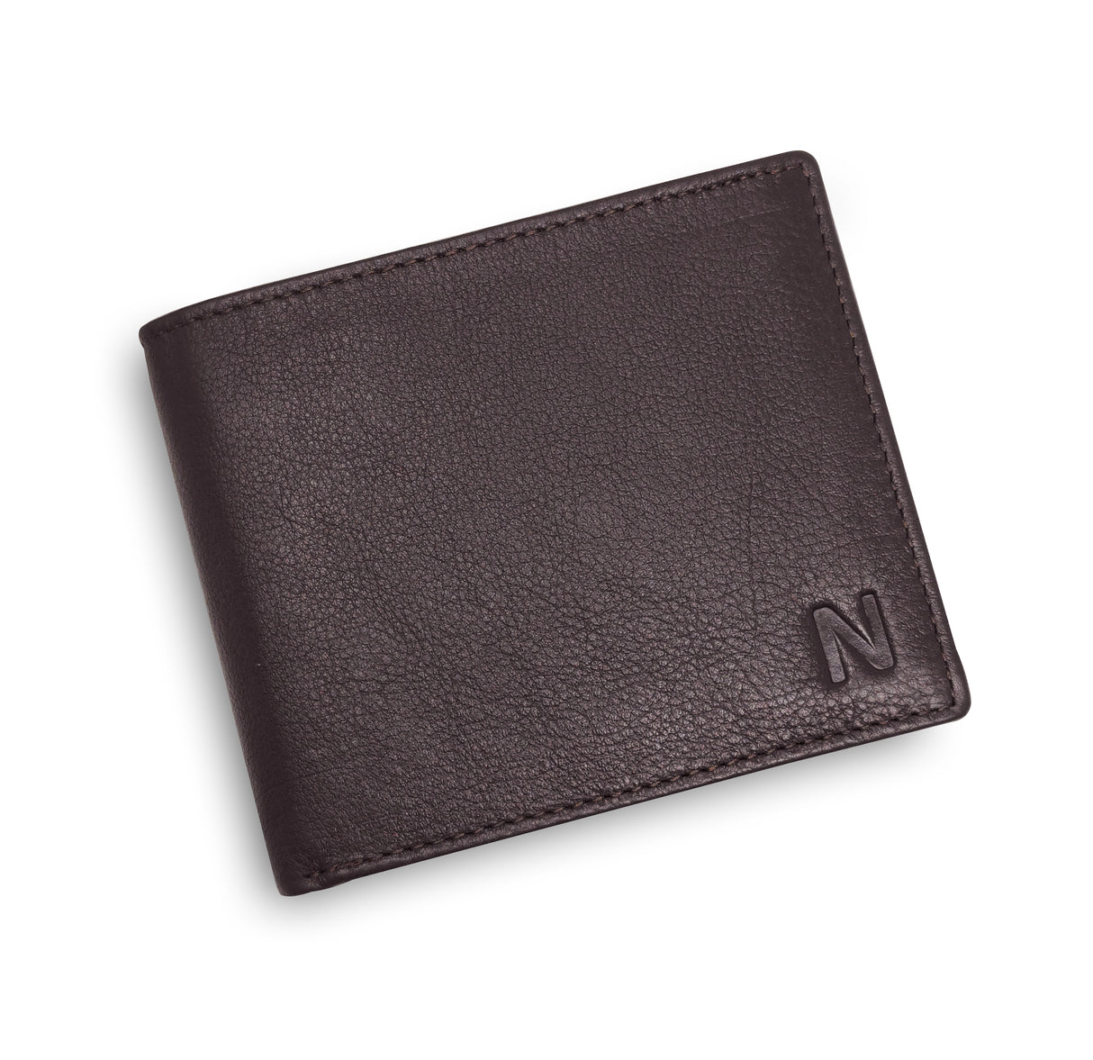 NOBILITY Wallet Brown for Men Genuine Leather RFID Blocking Bifold Stylish Wallet With 2 ID Window Gift Items