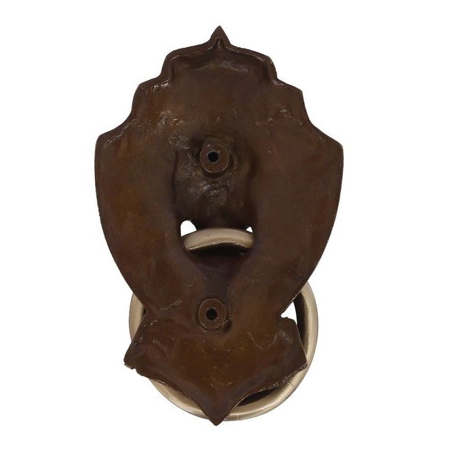 NOBILITY Door Knocker Brass Victorian Style Brass Gate Knocker Lion Mouth Premium Antique Finish Handle Pull Door Accessories Home Decor