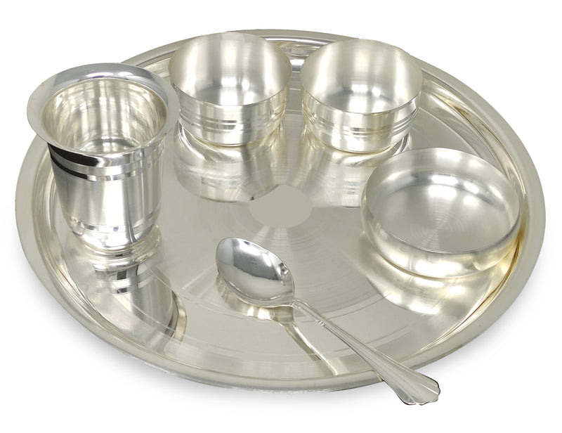 NOBILITY Silver Plated Baby Dinner Set 12 Inch