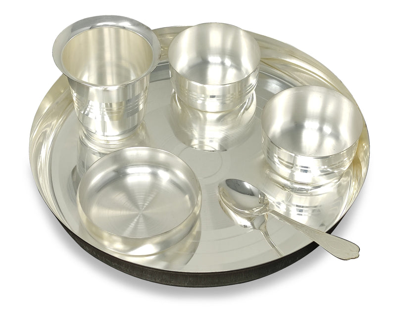 NOBILITY Silver Plated Baby Dinner Set 10 Inch