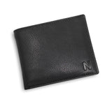 NOBILITY Wallet Black for Men Genuine Leather RFID Blocking Bifold Stylish Wallet With 2 ID Window Gift Items