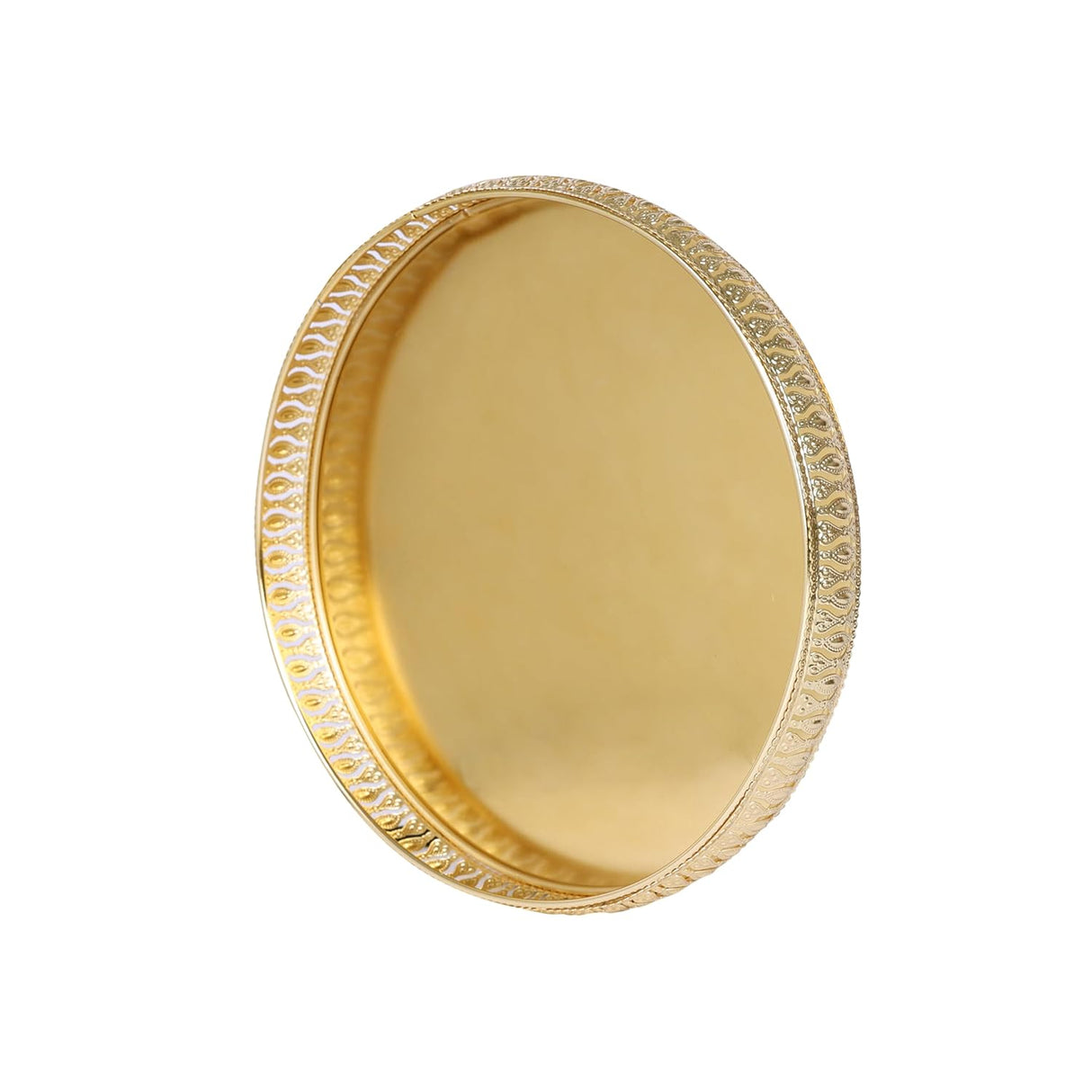 NOBILITY Decorative Tray Gold Dry Fruit Dessert Chocolate Serving Sets Friends Family Home Pooja Decorative Corporate Christmas Diwali Puja Housewarming Gifts Wedding Return Gift Items