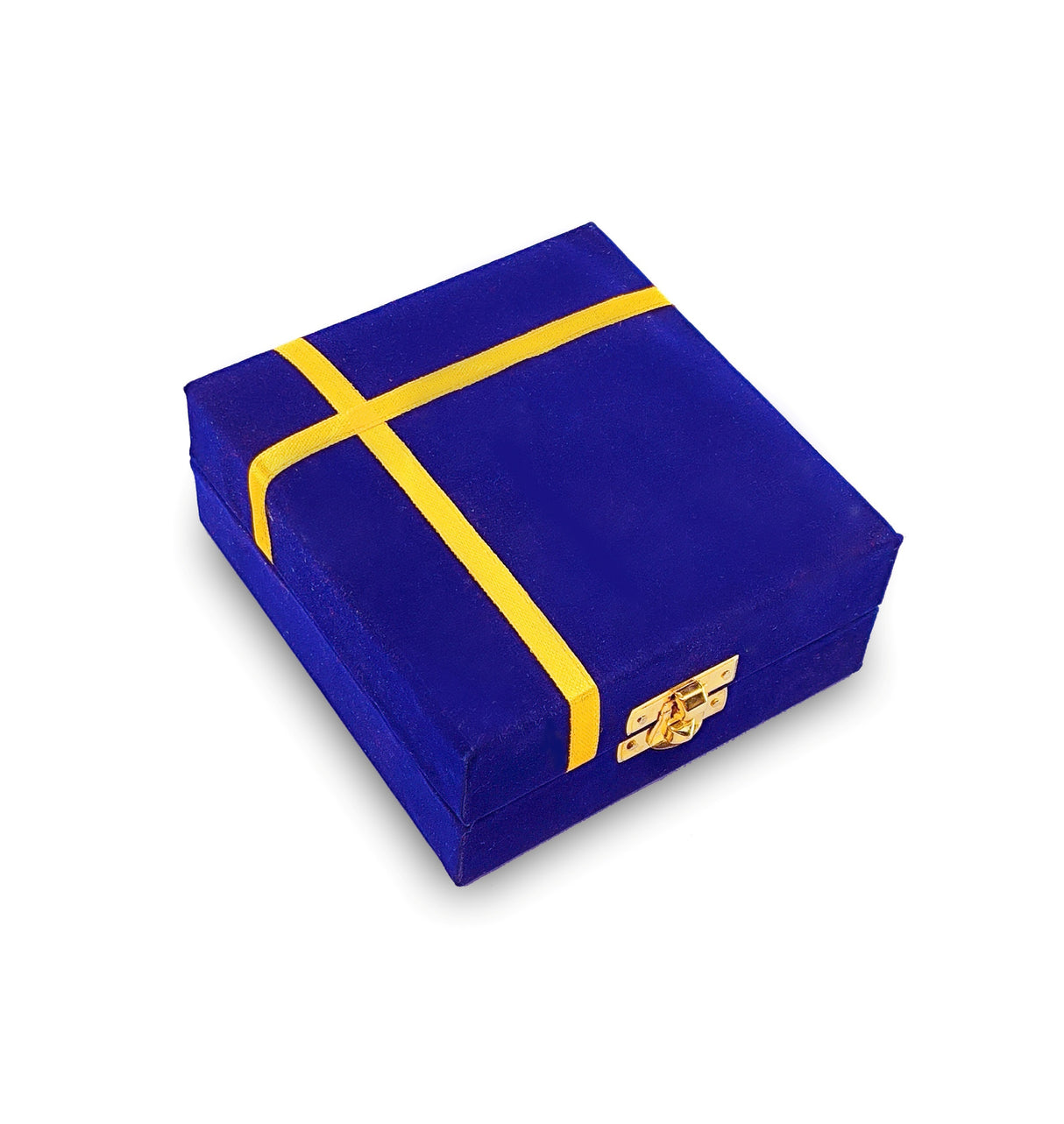 German Silver Diya Oil Lamp with Blue Velvet Box Silver Plated Panchmukhi Dia Pooja Items Home Decoration Puja Gifts Handmade Diwali Gift