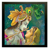 NOBILITY Radha Krishna Framed Painting UV Textured Wall Art Decor Statue Idol Decoration for Home Living Room Office Wedding Return Diwali Gift Items for Friends Family